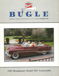 THE BUICK BUGLE 1992 DEC - 1953 MODEL 76C, 1941 MODEL 47